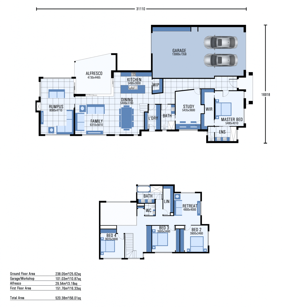 Queens Parade Floorplans