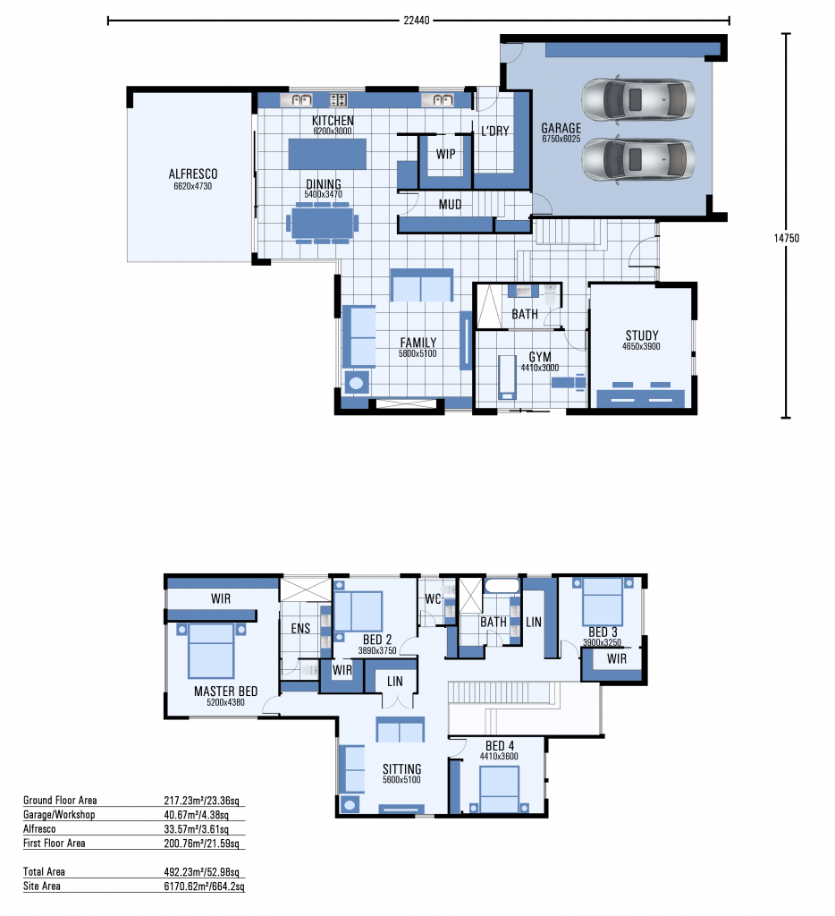 Somerville Floorplans